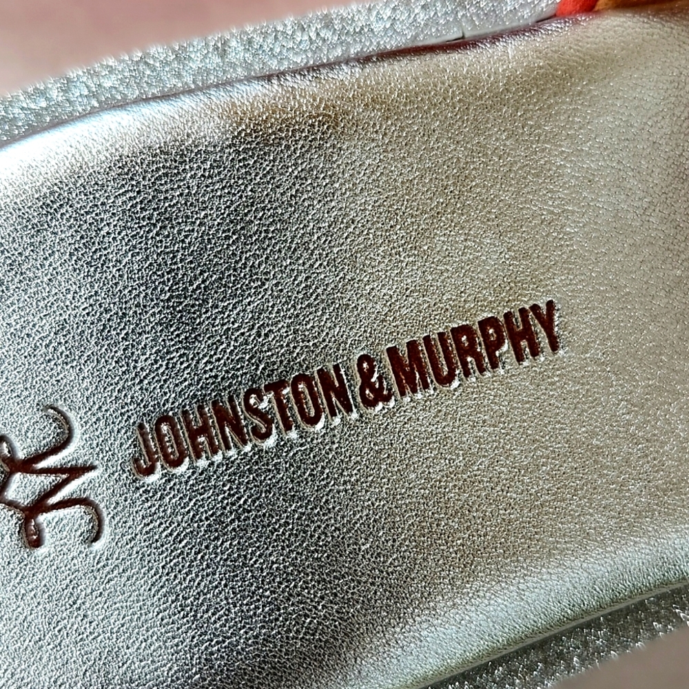 NWOT JOHNSTON & MURPHY GRACE SUEDE PLATFORM SLIDE SANDALS - Picture 5 of 10
